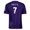 Camiseta de fútbol Real Madrid Vini JR 7 Cuarta Equipación 23-24 - Hombre